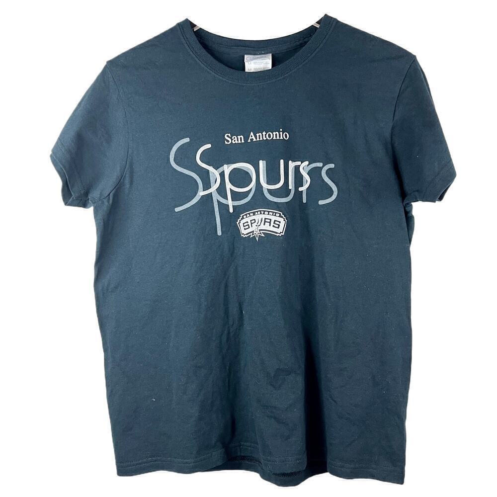 NBA for HEB San Antonio Spurs Black T-Shirt NWT Womens Size M